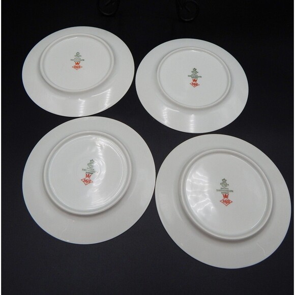 Tirschenreuth Bavaria The Elgin Butter Plates Set of 4 Germany 6 Inch Silver - Picture 7 of 12